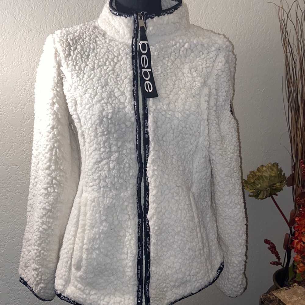White BeBe fleece.